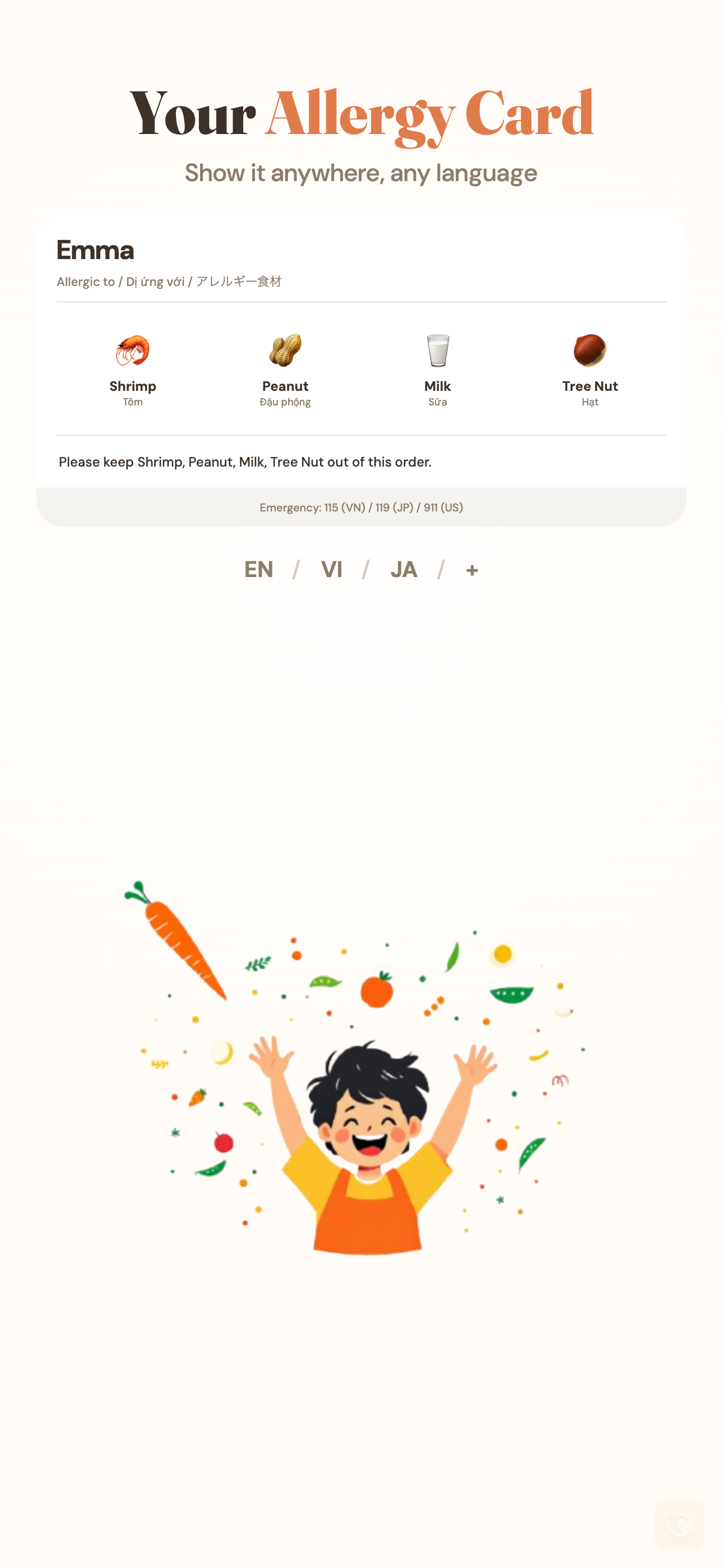 AllergyLog screenshot 3
