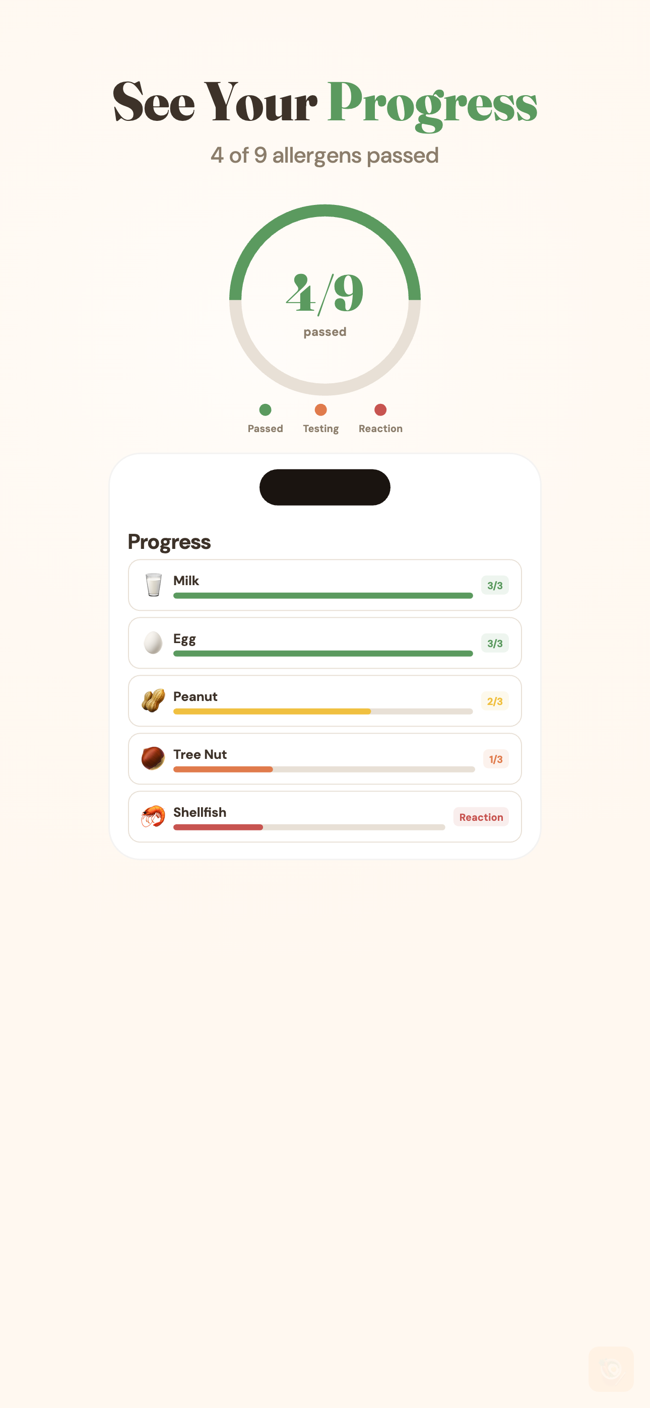 AllergyLog screenshot 4
