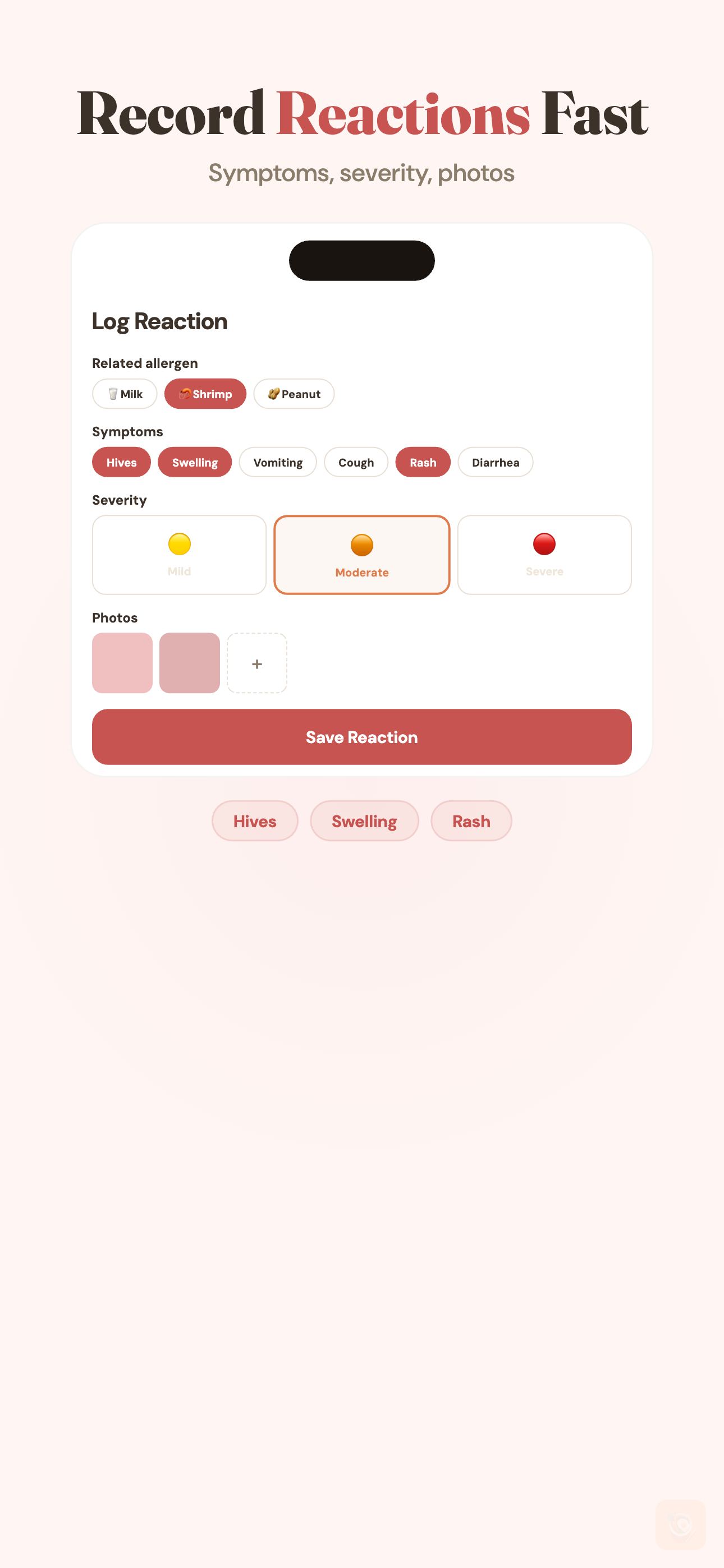 AllergyLog screenshot 6