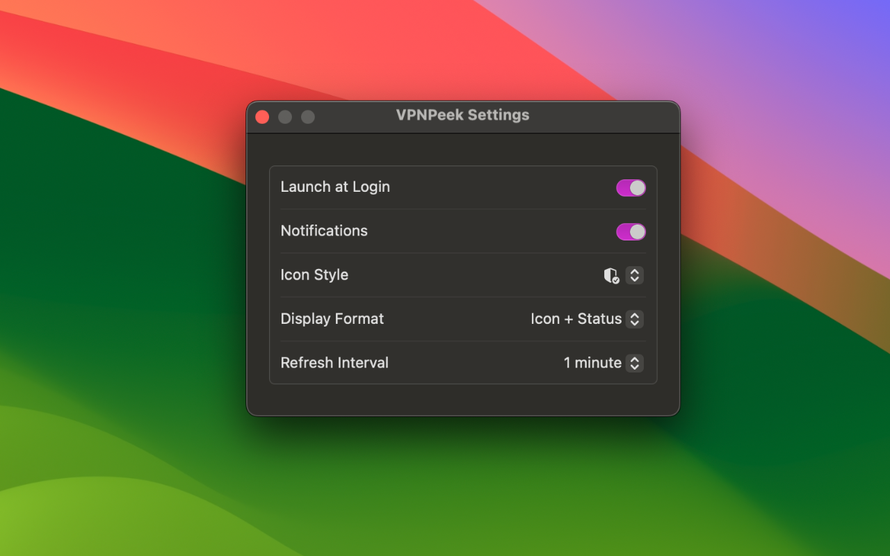VPN Peek screenshot 4